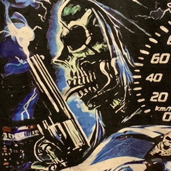 Superficial Racing Hell Bent like style shirt. Grailed. Used. Size Small. - Picture 2 of 3